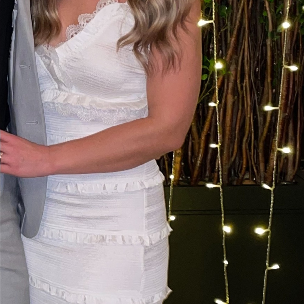 NARCISSE MIDI DRESS IN WHITE, V. Chapman. From Revolve - Picture 5 of 6